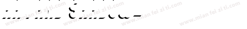 Havard Shadow字体转换